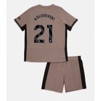 Fotballdrakt Barn Tottenham Hotspur Dejan Kulusevski #21 Tredjedraktsett 2023-24 Kortermet (+ Korte bukser)